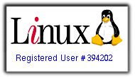 Registered Linux user 394202